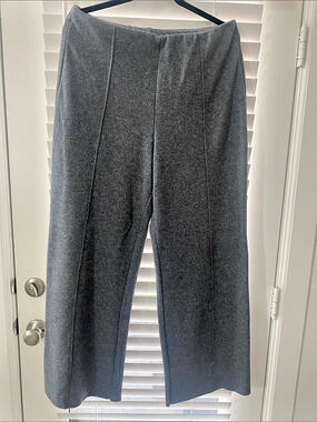 Zara Wide Leg Pants in Gray Size Large Like New